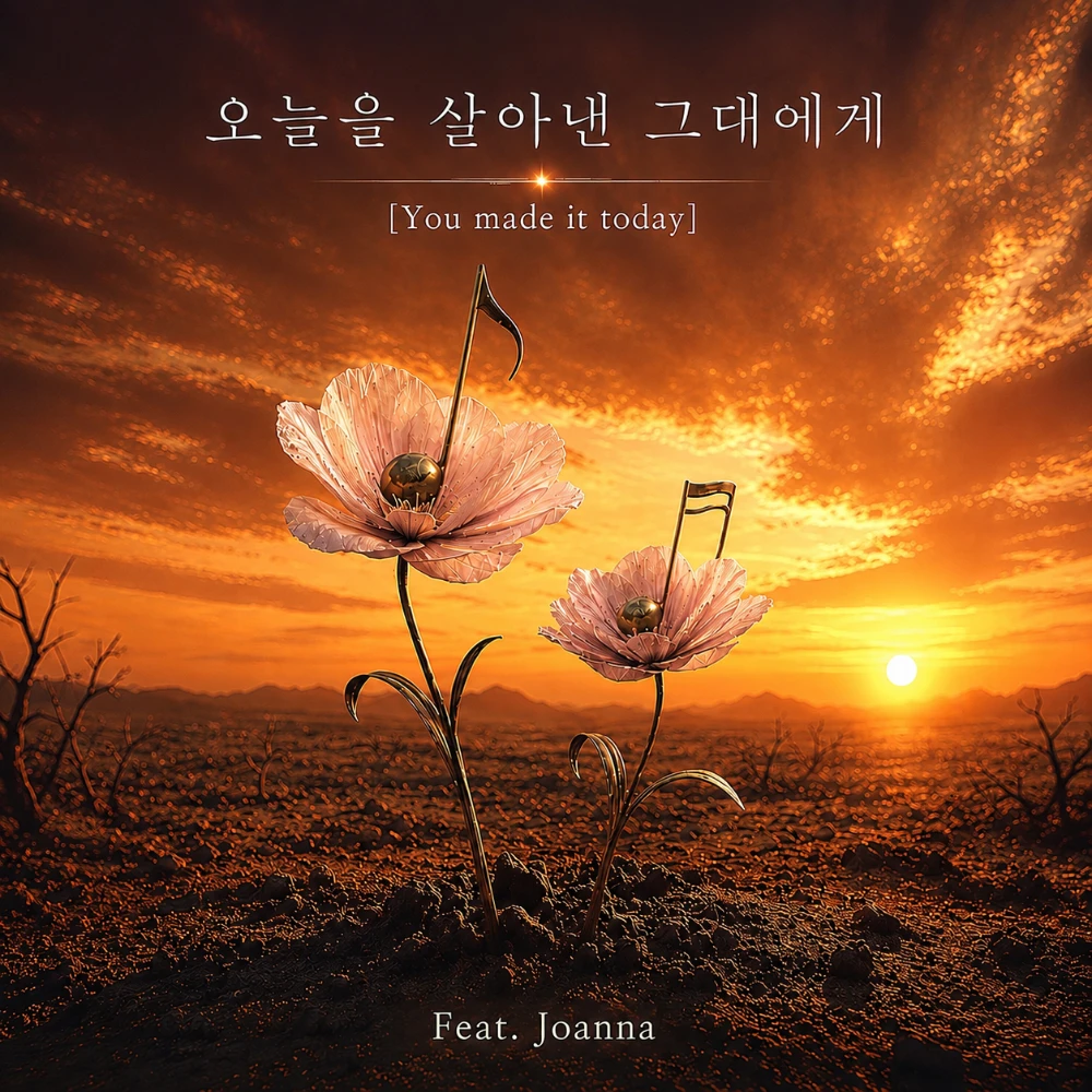 백다빈 , 남 - 오늘을 살아낸 그대에게 (Feat. Joanna) 앨범 자켓